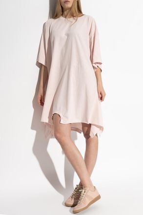 Maison Margiela Asymmetrical Cut Dress, Womens, Pink