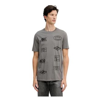 A|X Armani Exchange Graphic T-shirt - Heren - T-shirts - Grijs - 2XL - Katoen - Tops