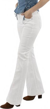 Scully Strip Panel Jeans In White
