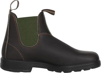Blundstone Stijlvolle en Comfortabele Bruine Enkellaarzen - Heren - Chelseaboots - Groen - 40 EU - Leer - Schoenen