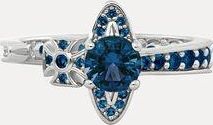 Vivienne Westwood Maitena Ring Platinum-dark-blue-cz Platinum-dark-blue-cz Unisex