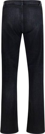 Gucci Mens Black Cotton Flared Jeans Clothing