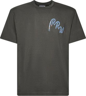 Roy Rogers Stonewashed Jersey T-shirt - Heren - Tops - Grijs - Maat: L Jersey