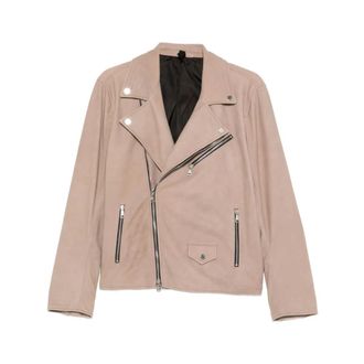 Tagliatore Leather Jackets, male, Beige, Size: M Che26-01 Leather Jacket