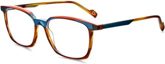 Etnia Barcelona Borja Two-Tone Square Frame Eyeglasses with Bold Design