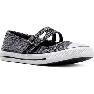 Converse Chuck Taylor All Star Dainty Mary Jane Sneaker in Black/white/spo at Nordstrom Rack, Size 10