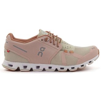 On Cloud Textile Synthetic Womens Low Top Trainers - Rose Sand - Size:UK 7.5