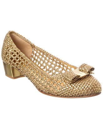 Ferragamo Vara Leather Pump