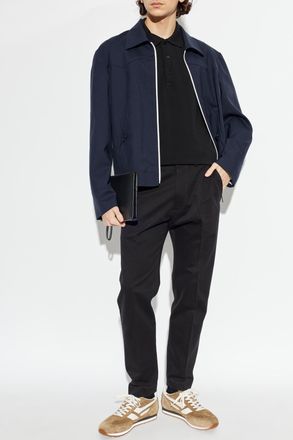 Tom Ford Short-sleeved Polo, Mens, Black