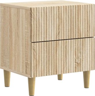 vidaXL Armario De Noche Roble Sonoma 43 X 34,5 X 48 Cm Vidaxl