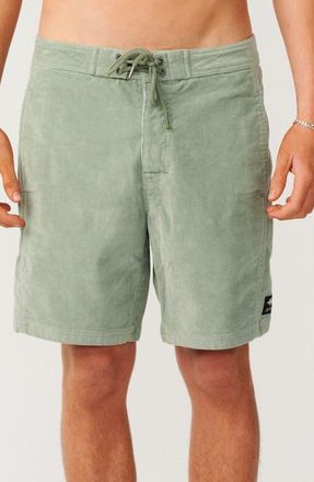 Rip Curl Classic Surf Corduroy Shorts in Sage at Nordstrom, Size 30