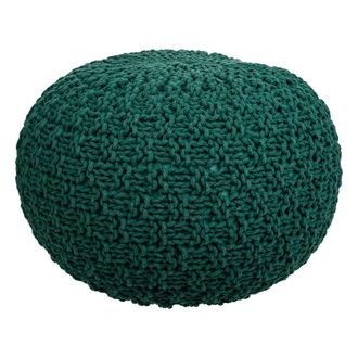 Wanderlust Deco Puff De Algod&oacute;n Trenzado 45x45x30