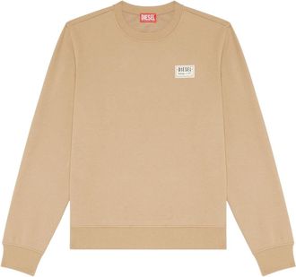 Diesel klein patchlogo beige sweatshirt