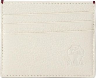 Brunello Cucinelli Portacarte inciso - Bianco