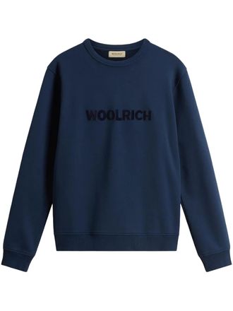 Woolrich logo-patch sweatshirt - men - Cotton/Polyester - 3XL - Blue