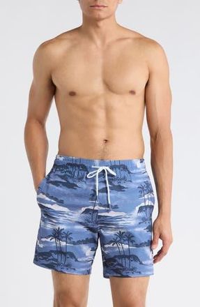 Trunks Surf & Swim Co. Sano 6.5-Inch Swim Trunks in Deep Blue at Nordstrom Rack, Size X-Large