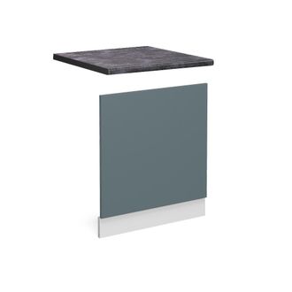 Vicco Panel Frontal R-line, Gris Azulado, 60 Cm, Et Antracita Vicco