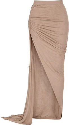 Rick Owens Long Skirt With Slit