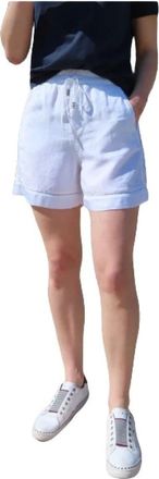 Mason's Linda Esprit Jogging Shorts - Dames - Bermuda - Wit - 2XS - Linnen - Korte Broeken