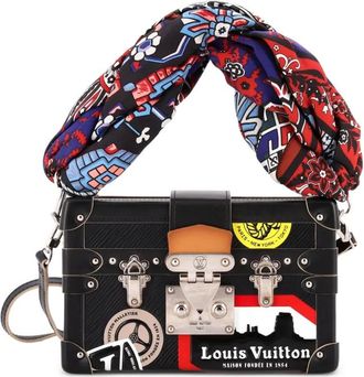 Louis Vuitton Petite Malle Handbag Limited Edition World Tour Epi Leather crossbody bag - Zwart
