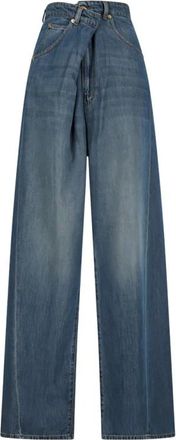 Darkpark Wide Jeans - Dames - Loose Fit Jeans - Blauw - W28 - Jeans