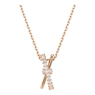 Swarovski Damesketting met Hanger Wit Hyperbola 5689788 - Dames - Kettingen - Roze - ONE Size - Accessoires