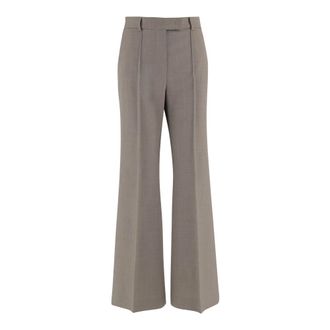 Ql2 Quelledue Ottavia185 Wide Trousers - female - QL2 QUELLEDUE - Wide Trousers - Beige - 2XS - Trousers