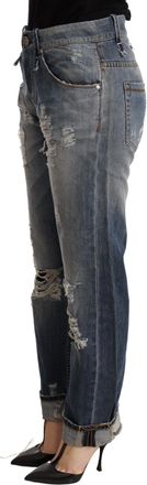 Acht Tatte Mid Waist Straight Womens Trouser
