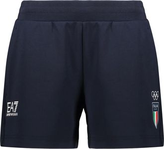 Emporio Armani Pantaloncini con Logo - - Shorts - Donna - Blu - XS