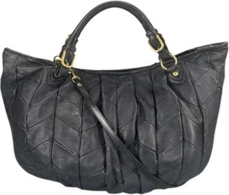 Miu Miu Pre-owned Handbags, female, Black, Size: ONE SIZE Pre-owned Shoulder Bag