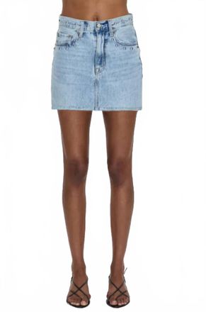 Pistola Denim Skye Studded Denim Mini Skirt In Apollo