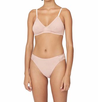 Araks Tasia Semi-Sheer Bralette In Buff