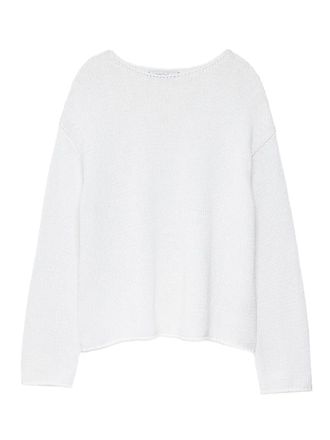Another Tomorrow knitted jumper - women - Organic Cotton - L - White