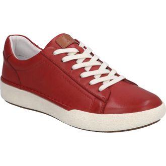 Josef Seibel Dames Sneaker Claire 01 in rood