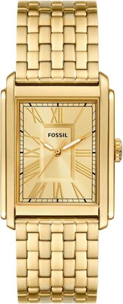 Fossil Mens Carraway Gold Dial Watch