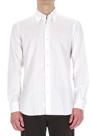 Barba Culto Line Oxford Button-Down Tailored Shirt