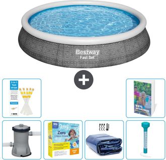 Bestway Piscina Bestway Fast Set Redonda - 396x84 Cm - 7-piezas S184