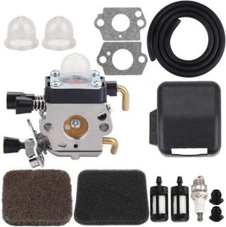 OEM Carburateur Fs85 - Compatible Con Motosierras Stihl Fs75 Fs80 Fs85 Km80 Km85 Fc75 - Con Tapa Filtro De Aire - Unidad