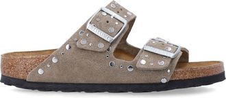 Birkenstock platte schoenen beige