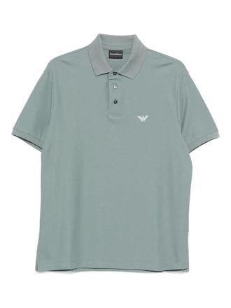 Emporio Armani blue polo shirt