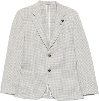 Lardini Blazer a quadri - Grigio