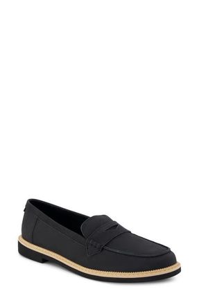 Toms Marie Penny Loafer in Black Textile at Nordstrom, Size 6.5