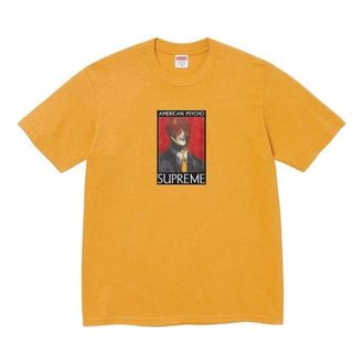 SUPREME FW23 Week7 American Psycho T-shirt Yellow SUP-FW23-131