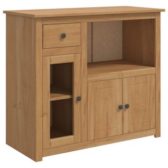 vidaXL Mueble Para Microondas Panama Cera De Miel 99.5 X 44 X 86.5 Cm Vidaxl