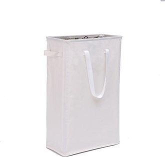 OEM Cesto De Ropa Plegable De Tela Oxford Con Asa, Ideal Para Dormitorios, Ba&ntilde;os Y Habitaciones De Estudiantes, Color Blanco Roto