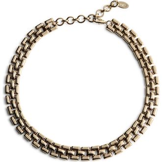 Mango Link Necklace in Gold at Nordstrom