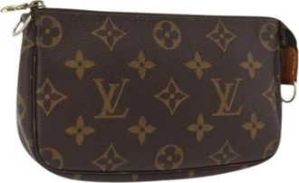 Louis Vuitton Pre-owned Mini Bags, female, Brown, Size: ONE SIZE Pre-owned Mini Pouch
