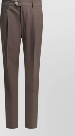 Brunello Cucinelli tailored trousers pleated front side and back pockets