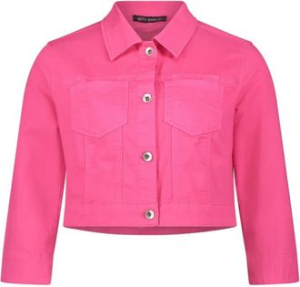 Betty Barclay Korte Denim Jas - Dames - Jassen - Roze - Maat: M Denim