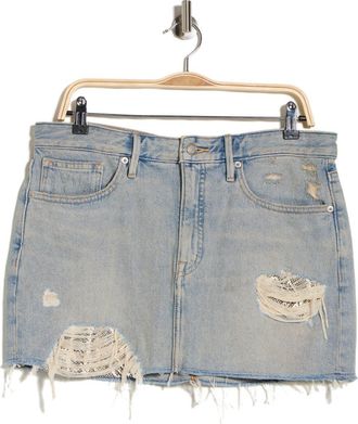 Good American The Khlo Denim Miniskirt in Indigo1066 at Nordstrom Rack, Size 8